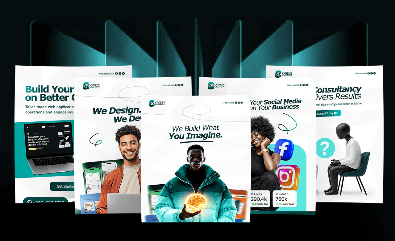 Coders Clutch Social Media Design