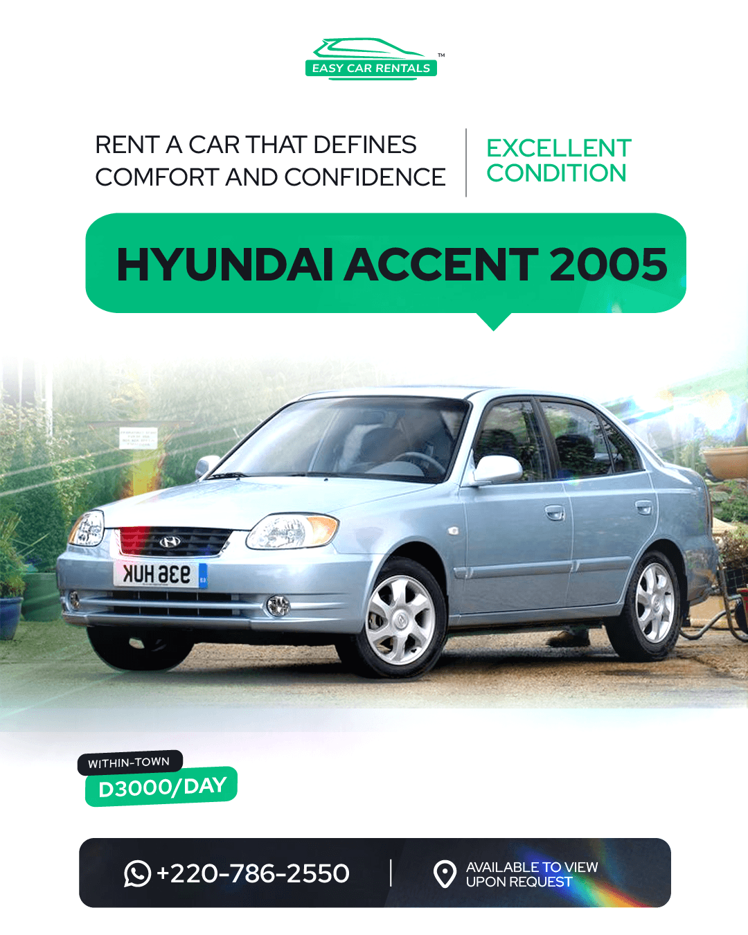 Easy Cars Social Media Design section a